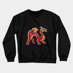 Chinese Dragon Doodle Illustration Crewneck Sweatshirt